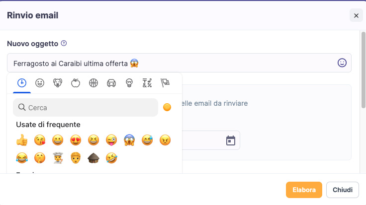 Modello Email Rinvia 2