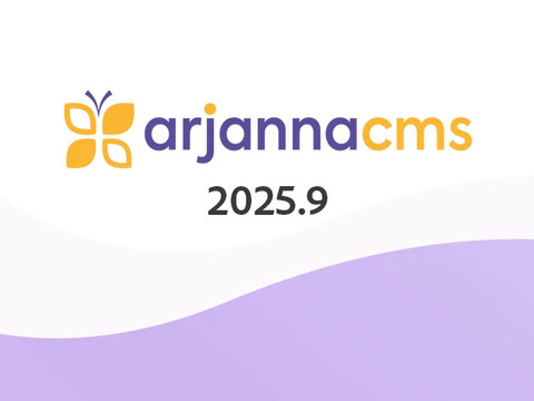 Aggiornamento Arjanna CMS 2025.9