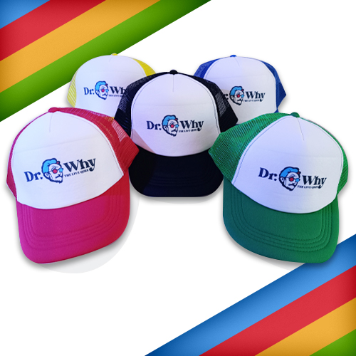 Confezione da 5 Cappelli Fun Dr.Why colori assortiti