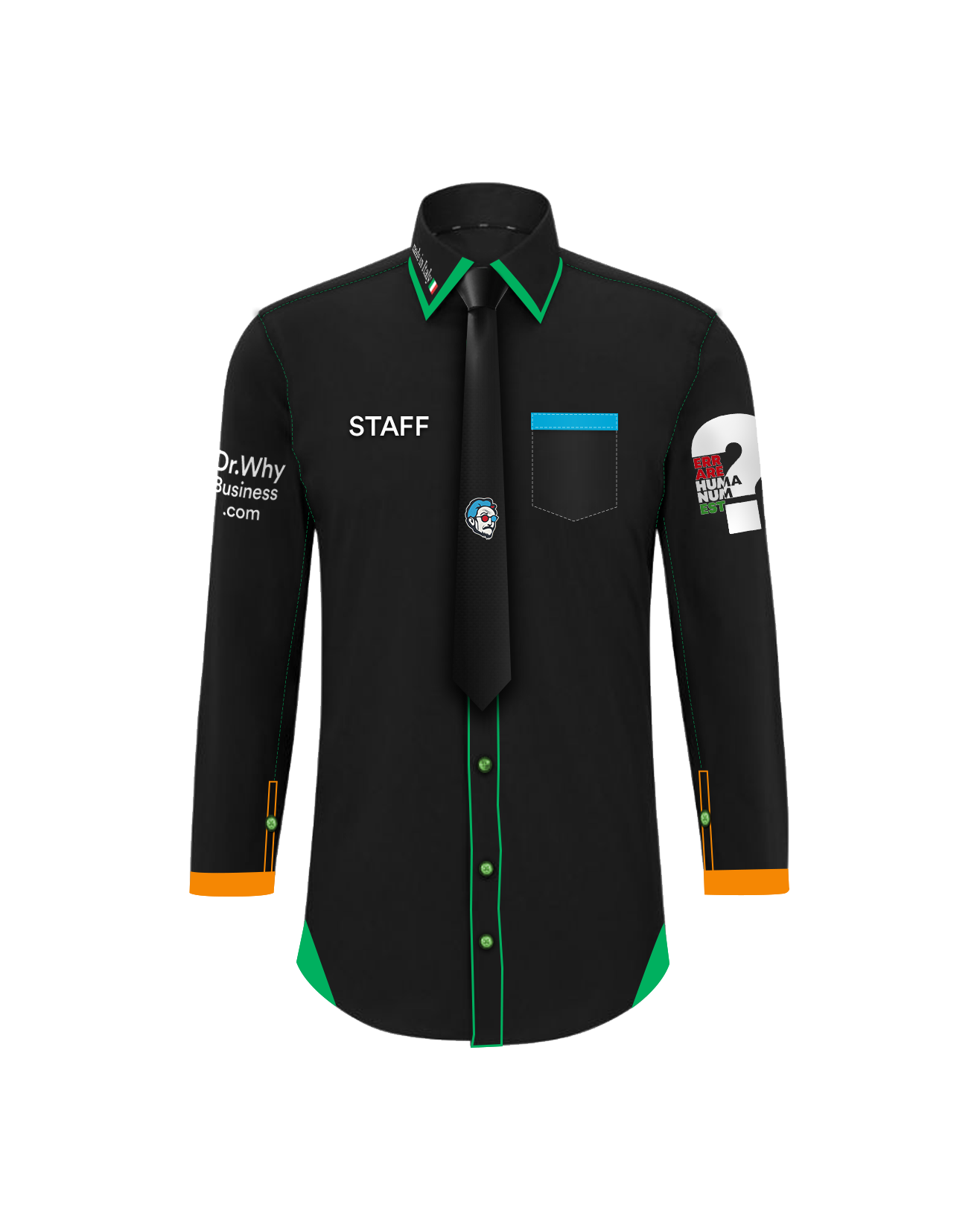 Camicia Fronte con cravata