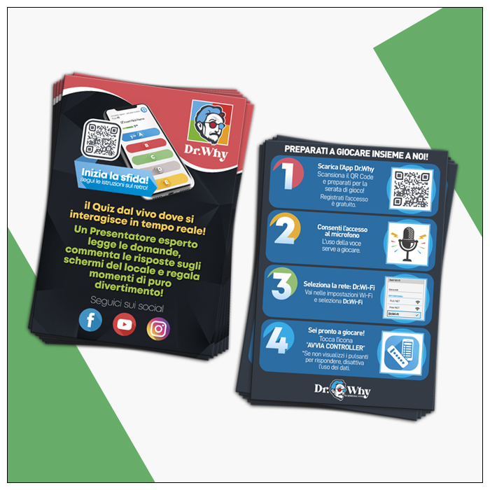 Volantino Istruzioni Giocatori – Formato A5