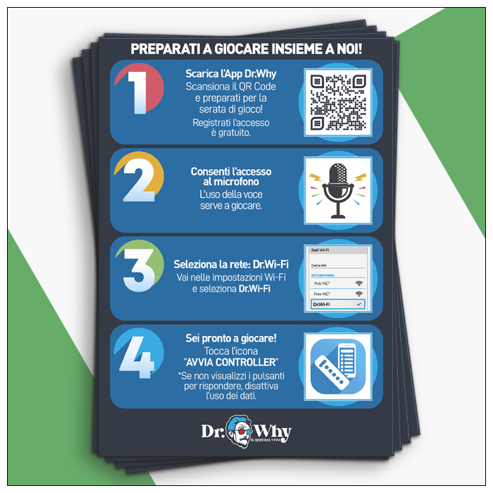 Volantino Istruzioni Giocatori – Formato A5