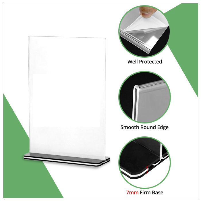 Porta Volantino in Plexiglass – Formato A5