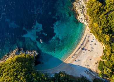 Spiaggia di Rovinia Beach Corfu'