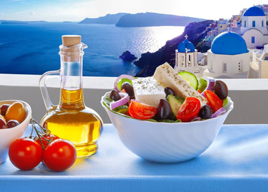 Properties of Greek salad